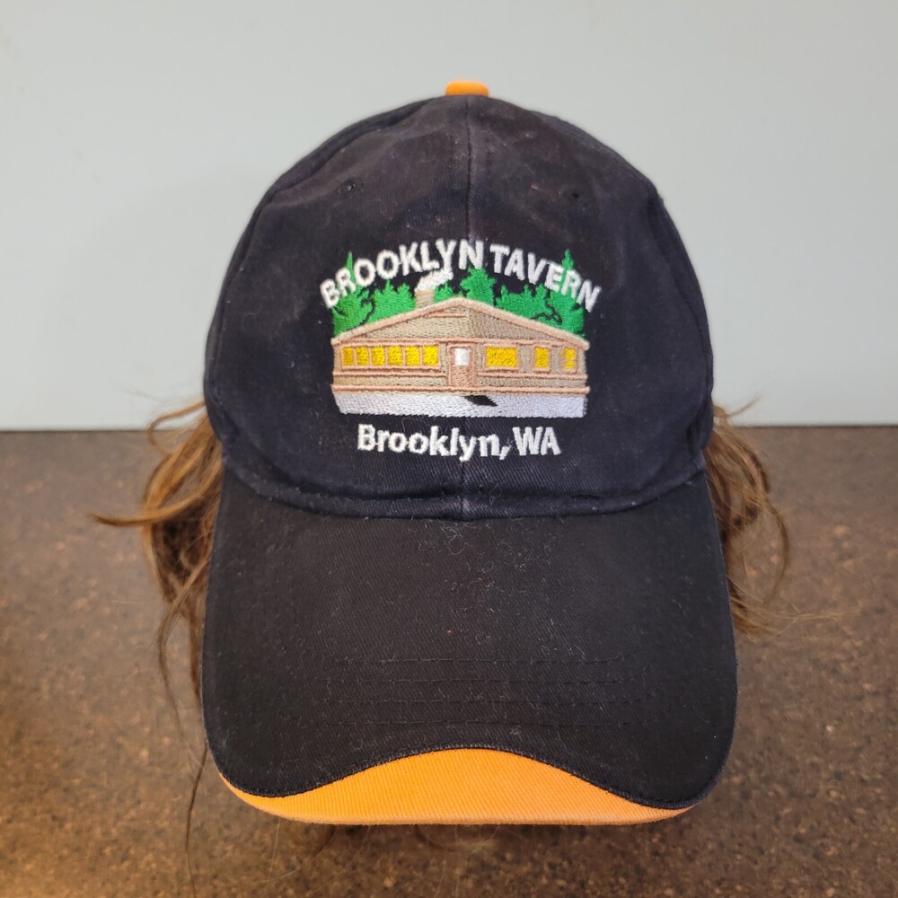 Brooklyn Tavern Dri-Duck Hit Wear Baseball Cap Mens OS Black Hunting Buck Logo